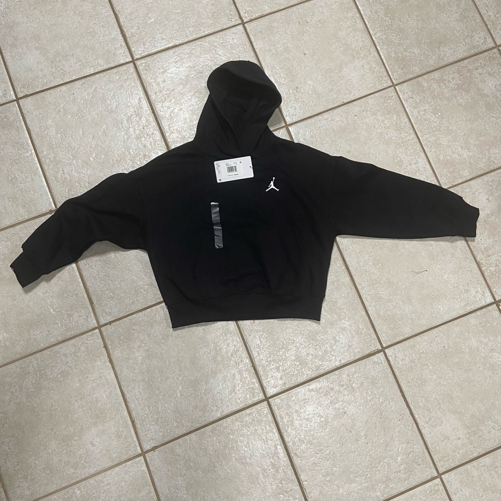Jordan Black Hoodie with Iconic Logo
NWT